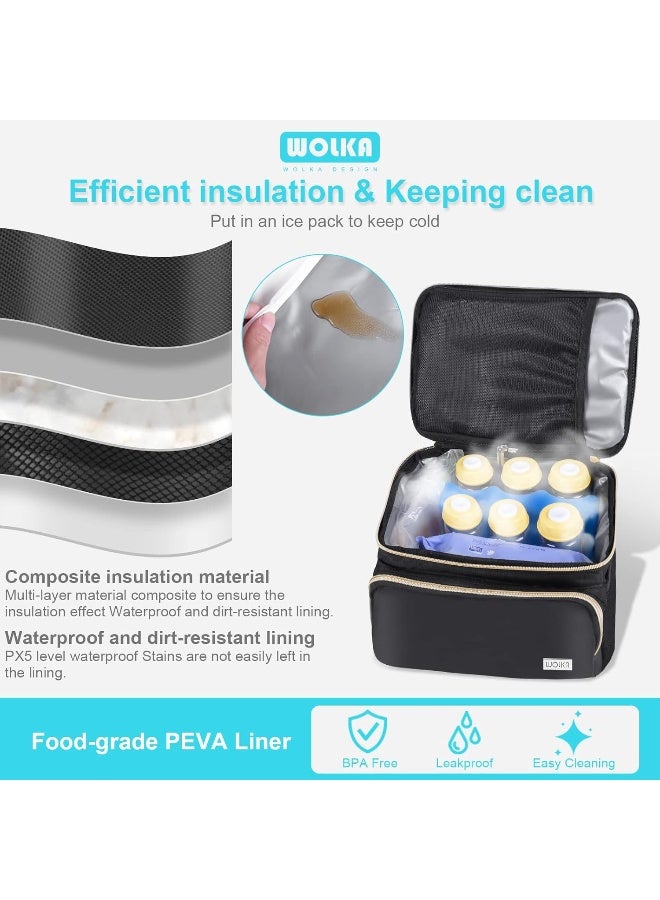 Wolka Big Breast Pump Bag for All Kinds of Breast Pump Cooler and Moistureproof Bag - Image 5